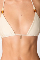 Tyla Beaded Top - Dune ONDRA