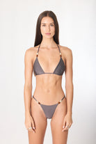 Tyla Beaded Top - Ash ONDRA